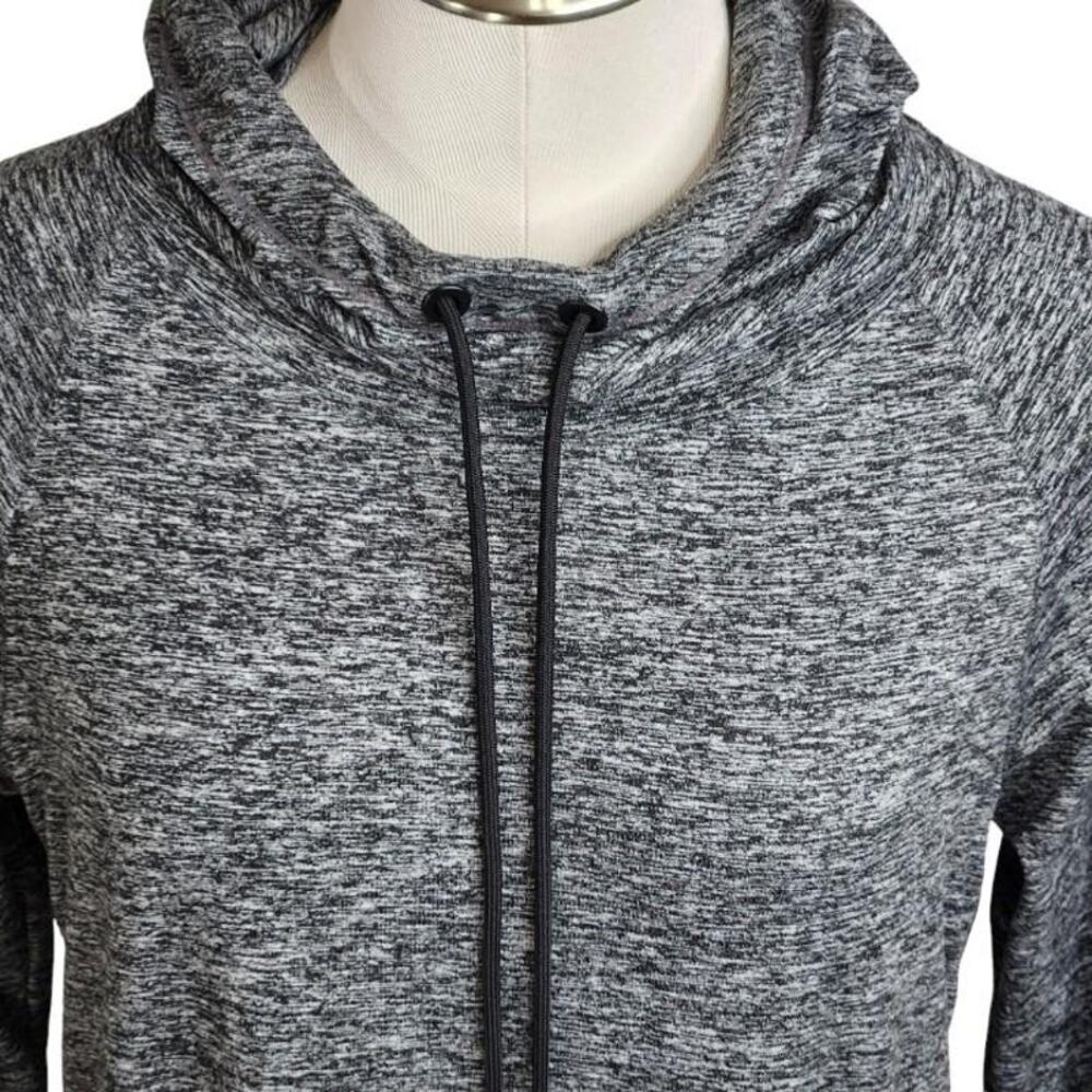 Athleta Uptempo Hoodie Sweatshirt Womens Small Heathered Gray - Picture 4 of 11